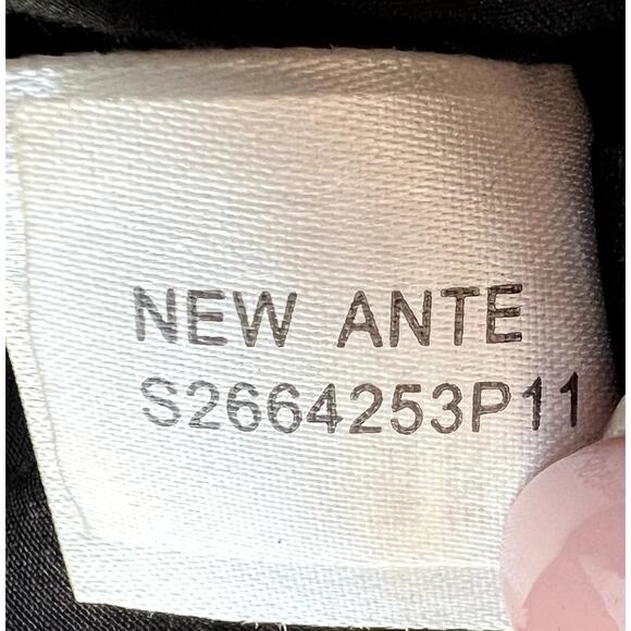 Diane von Furstenberg Blazer Jacket Women Size 12 Black Two Button Business Coat - Picture 15 of 16